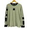 ディーゼル DIESEL チェッカーフラッグ 両面プリント リンガー L/S Tシャツ メンズ import:XS