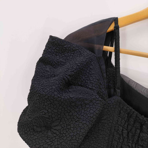 スナイデル snidel 24SS オフショル シアー レイヤード デザイン ワンピース レディース JPN:0
