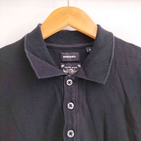 ディーゼル DIESEL ロゴプレート ショルダー切替 S/S ポロシャツ メンズ import:S