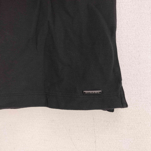 ディーゼル DIESEL ロゴプレート ショルダー切替 S/S ポロシャツ メンズ import:S
