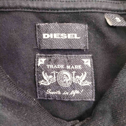 ディーゼル DIESEL ロゴプレート ショルダー切替 S/S ポロシャツ メンズ import:S