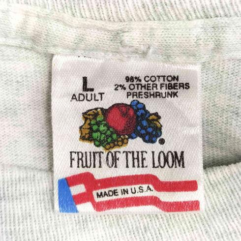 フルーツオブザルーム FRUIT OF THE LOOM 90SプリントTシャツ メンズ import:L