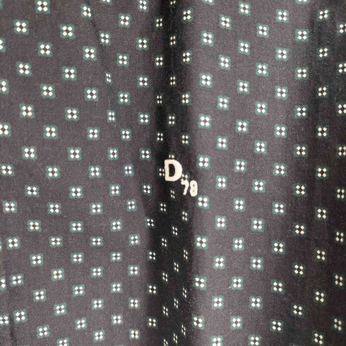 ディーゼル DIESEL Slim Fitドット 総柄 Dロゴ刺繍 L/S シャツ メンズ