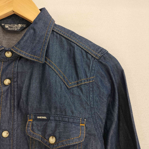 ディーゼル DIESEL L/S ウエスタンシャツ メンズ import:XS