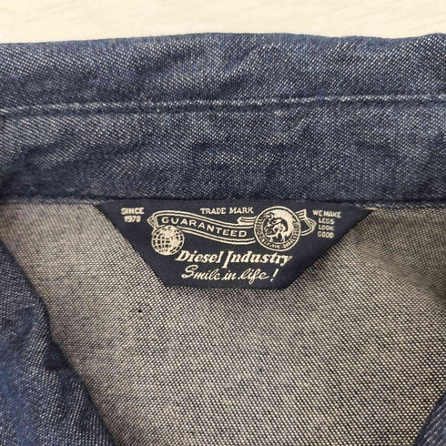 ディーゼル DIESEL L/S ウエスタンシャツ メンズ import:XS