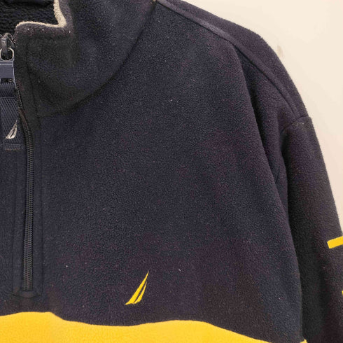 ノーティカ NAUTICA ハーフジップ プルオーバー フリースジャケット メンズ import:L