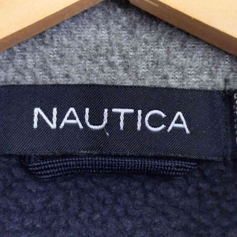 ノーティカ NAUTICA ハーフジップ プルオーバー フリースジャケット メンズ import:L