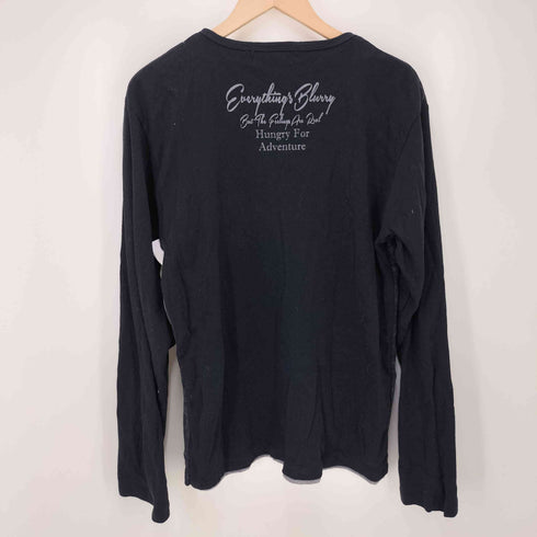 シースルー 花プリント 長袖tシャツ y2k レディース JPN:S