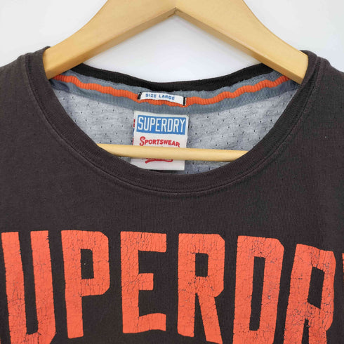 スーパードライ Superdry 極度乾燥(しなさい) KYOTO JAPAN 虎プリント クルーネックTシャツ メンズ import:L