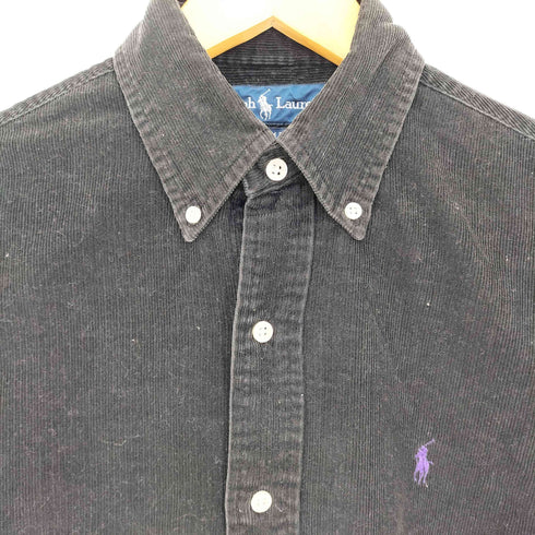 ラルフローレン RALPH LAUREN CUSTOM FIT ポニー刺繍 コーデュロイ ボタンダウンシャツ メンズ import:S