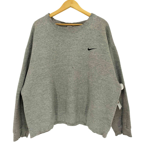 ナイキ NIKE 90S 白タグ USA製 スウッシュロゴ スウェット メンズ import:L