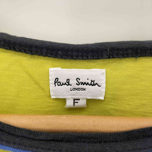 ポールスミスロンドン Paul Smith LONDON クルーネック リンガーTシャツ カットソー メンズ FREE