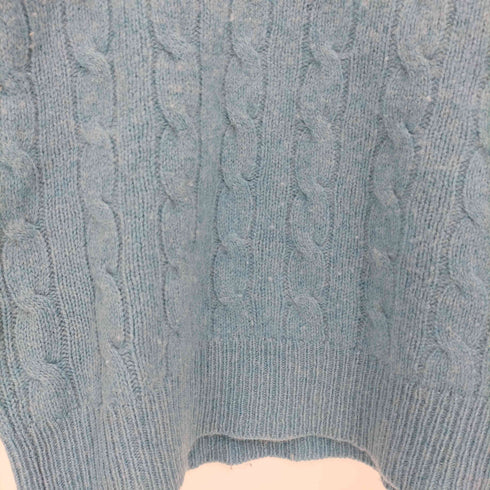 ポロラルフローレン POLO RALPH LAUREN ウールカシミヤ ポニー刺繍 Vネック ニット レディース import:S