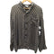 Winter silks ウィンター シルクス シルク 100 幾何学模様 総柄 開襟 オープンカラー 長袖 シャツ メンズ import:M
