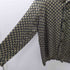 Winter silks ウィンター シルクス シルク 100 幾何学模様 総柄 開襟 オープンカラー 長袖 シャツ メンズ import:M