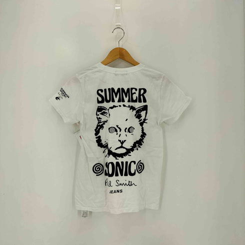ポールスミスジーンズ Paul Smith JEANS × SUMMER SONIC 両面プリント 半袖Tシャツ カットソー レディース S
