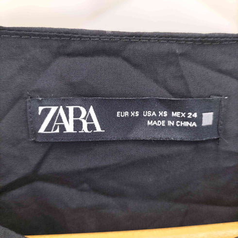 ザラ ZARA セーラーカラー パネルミディワンピース レディース import:XS
