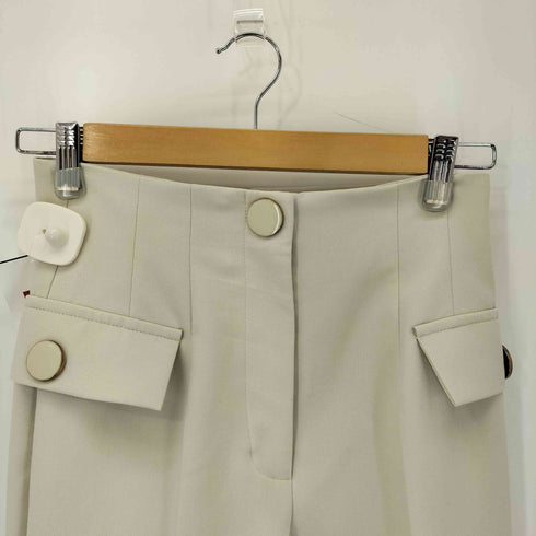 ザラ ZARA ハイウエスト センタープレス スラックス レディース S