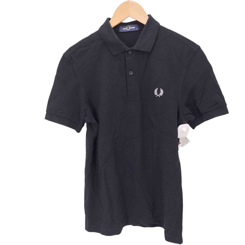 フレッドペリー FRED PERRY ロゴ刺繍 鹿の子ポロシャツ メンズ import:S