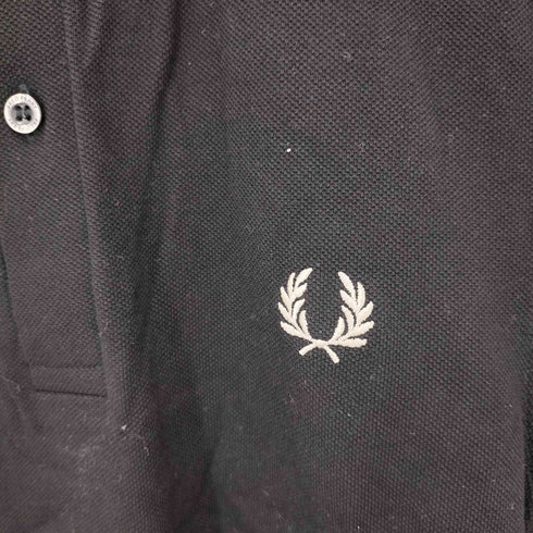 フレッドペリー FRED PERRY ロゴ刺繍 鹿の子ポロシャツ メンズ import:S