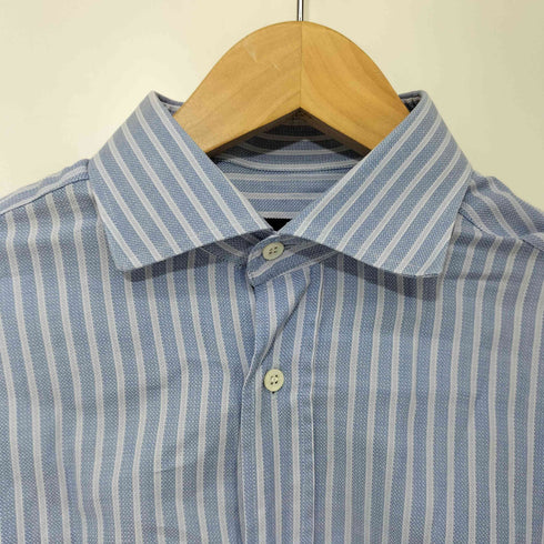 カナーリ CANALI イタリア製 L/S ストライプ シャツ メンズ 38/15