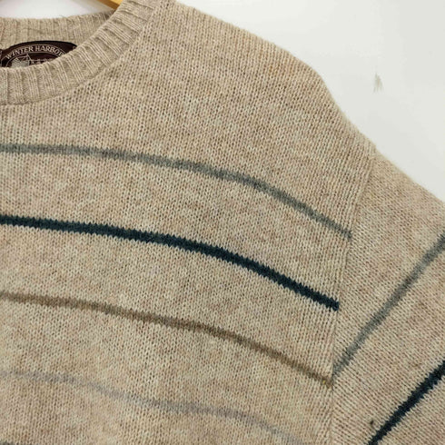 WINTER HARBOR 80-90s USA製 ボーダー ニット メンズ import:XL