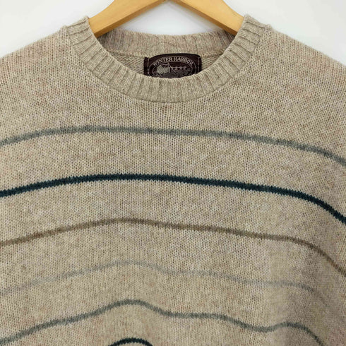 WINTER HARBOR 80-90s USA製 ボーダー ニット メンズ import:XL