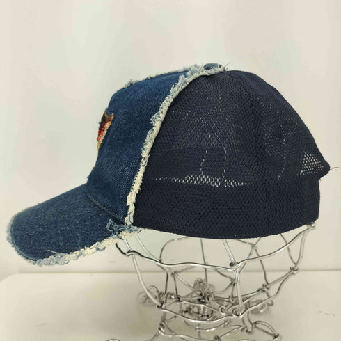 ヨシノリコタケデザイン YOSHINORI KOTAKE DESIGN スパンコール デニムトラッカー メッシュ キャップ Y2K メンズ