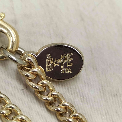 アベイシングエイプ A BATHING APE BAPE STA NECKLACE GOLD ベイプ スター ネックレス ゴールド 会員 メンズ ONE SIZE