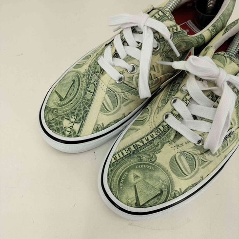 シュプリーム Supreme SKATE ERA Dollar Bill GREEN スケート エラ ダラー ビル グリーン ローカットスニーカー メンズ 25.5cm