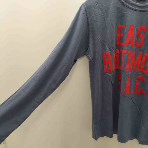 ヘインズ Hanes SPORTSWEAR 50-60S 復刻 プリント L/S クルーネック Tシャツ メンズ import:M