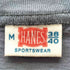 ヘインズ Hanes SPORTSWEAR 50-60S 復刻 プリント L/S クルーネック Tシャツ メンズ import:M