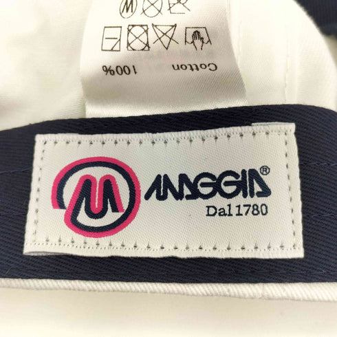 MAGGIA ロゴ刺繍 6パネルキャップ メンズ