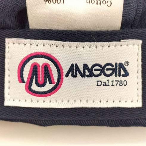 MAGGIA ロゴ刺繍 6パネルキャップ メンズ