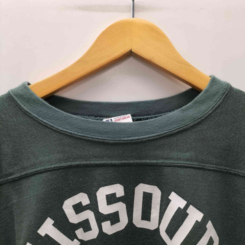 チャンピオン Champion ランタグ 復刻 袖 目付き カレッジ ロゴ プリント L/S クルーネック Tシャツ メンズ import:M