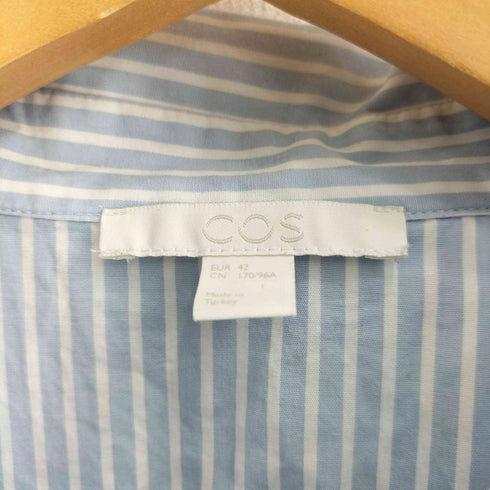 コス COS オーバーサイズ ストライプ S/S シャツ レディース EUR:42