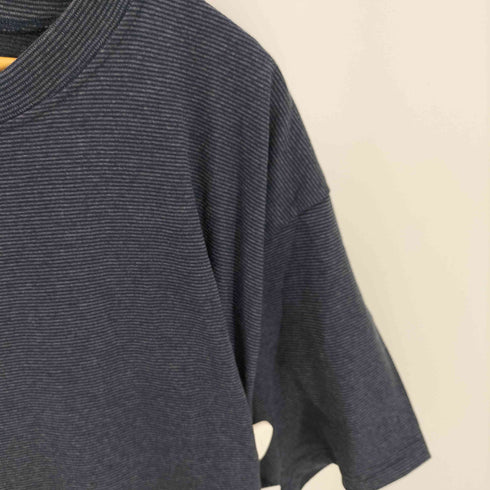 カルクルー Cal Cru Micro Border S/S T-Shirt メンズ XL