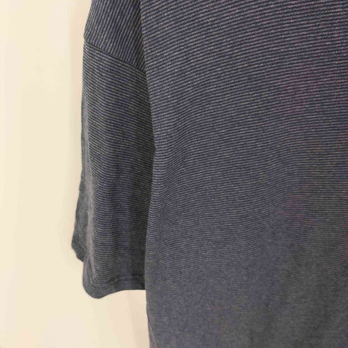 カルクルー Cal Cru Micro Border S/S T-Shirt メンズ XL