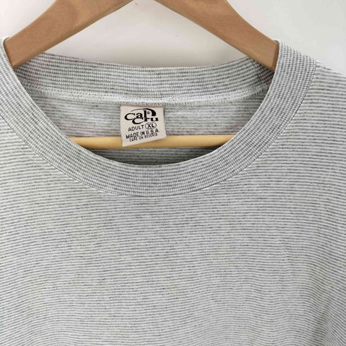 カルクルー Cal Cru Micro Border S/S T-Shirt メンズ XL