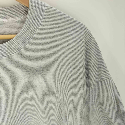 カルクルー Cal Cru Micro Border S/S T-Shirt メンズ XL