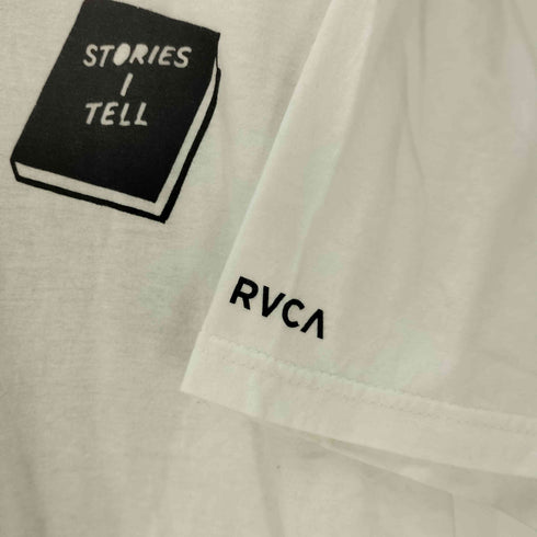 ルーカ RVCA STEPHEN POWERS 両面プリント クルーネック半袖Tシャツ メンズ L
