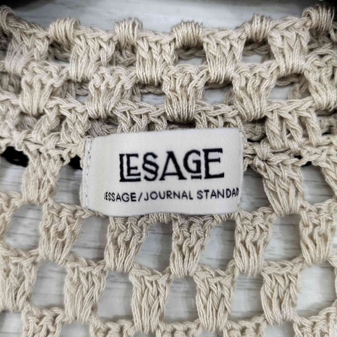 ジャーナルスタンダードレサージュ JOURNAL STANDARD Lessage 22SS クロシェニット レディース