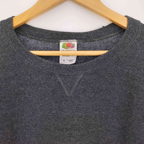 フルーツオブザルーム FRUIT OF THE LOOM 90s メキシコ製 前V ブランク クルーネックスウェット メンズ 2XL