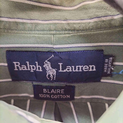 ラルフローレン RALPH LAUREN BLAIRE ポニー刺繍 ストライプシャツ メンズ