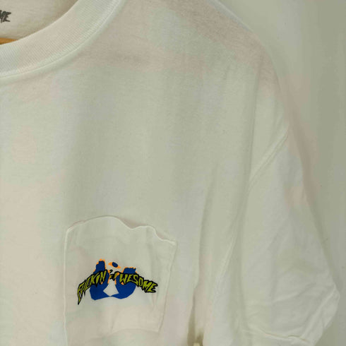 ファッキンオーサム FUCKING AWESOME ポケットプリントクルーネック半袖Tシャツ メンズ L