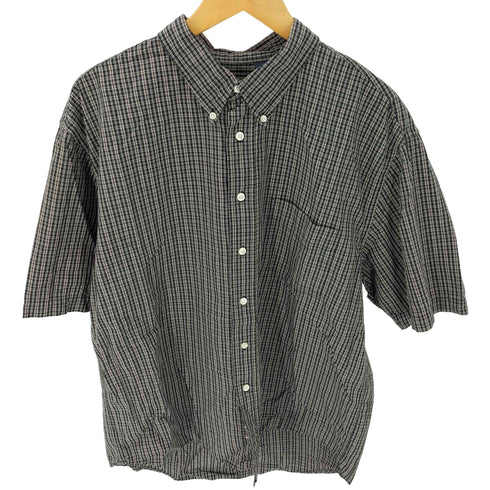 ギャップ Gap OLD チェック柄 ボタンダウン半袖シャツ メンズ JPN:XL