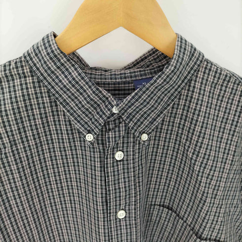 ギャップ Gap OLD チェック柄 ボタンダウン半袖シャツ メンズ JPN:XL