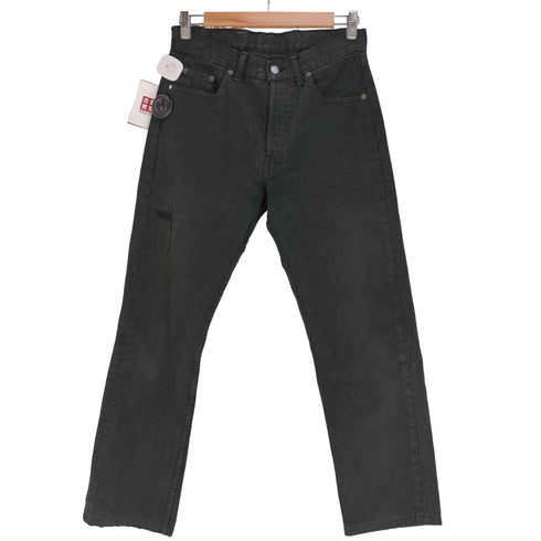 リーバイス Levis 90S UK製 299刻印 501 後染めブラック メンズ W30/L32