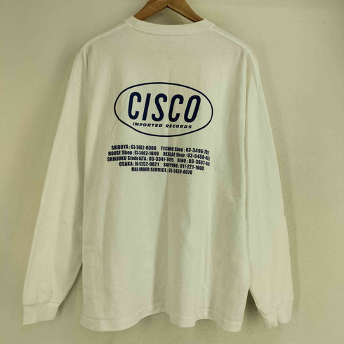 ユナイテッドアスレ UNITED ATHLE CISCO IMPORTED RECORDS 両面プリント L/S Tシャツ メンズ import:L