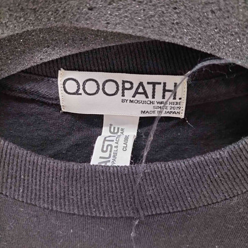 アルスタイル alstyle QOOPATH バックプリントクルーネック長袖Tシャツ メンズ L